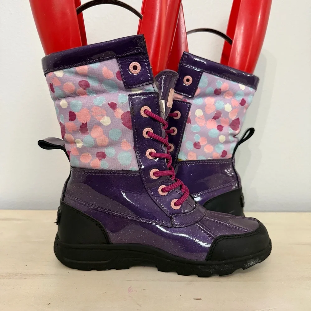 Ugg Purple Glitter Butte ll Winter Boots
